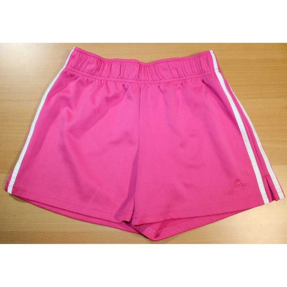 Womens Athletic Works Elastic Waist Shorts Small 4-6 Pink Activewear Running